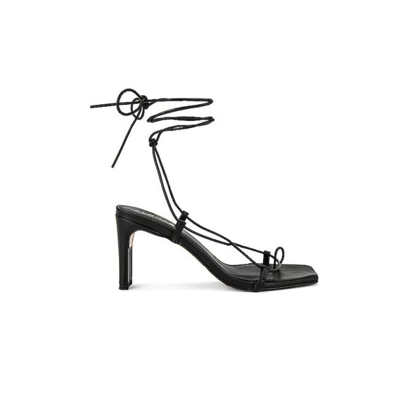 ALOHAS Bellini Sandals Black Leather - Picture 1 of 5